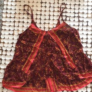 Free People Tribal Print Tank Top